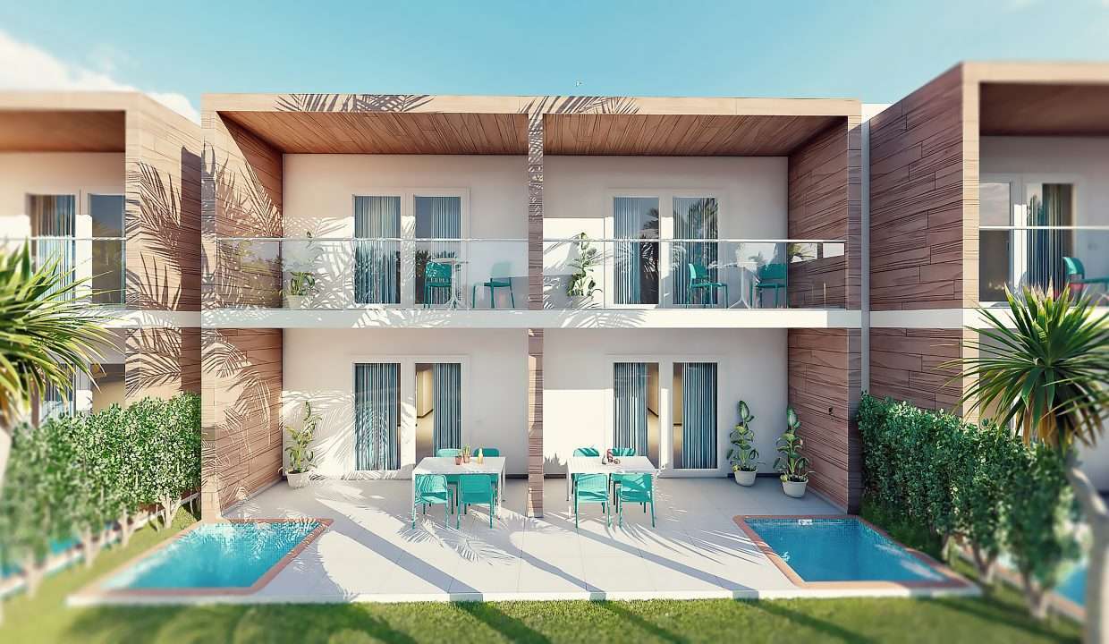 Rendering Esterno Ville 1 frontale