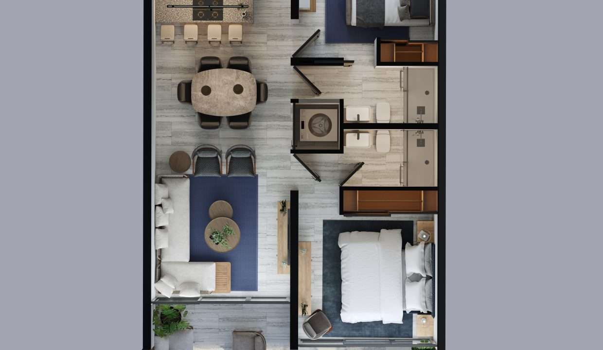TIPO A- 2 HABITACIONES