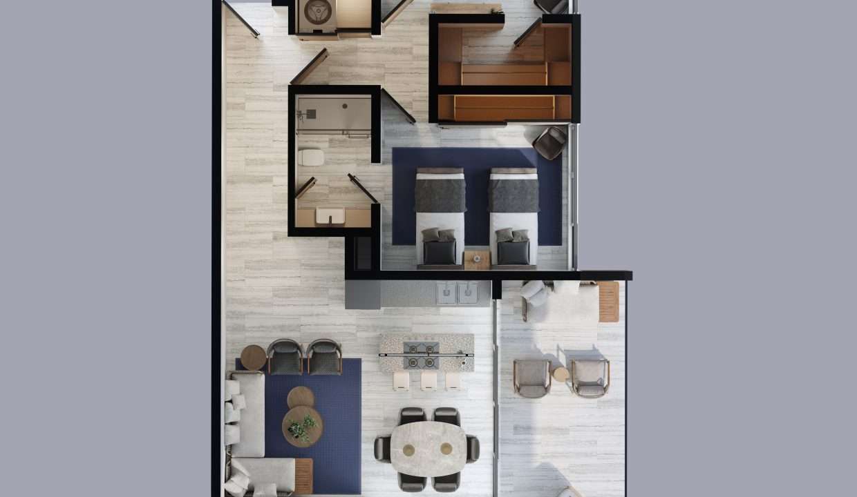 TIPO B- APARTAMENTO DE 2 HABITACIONES
