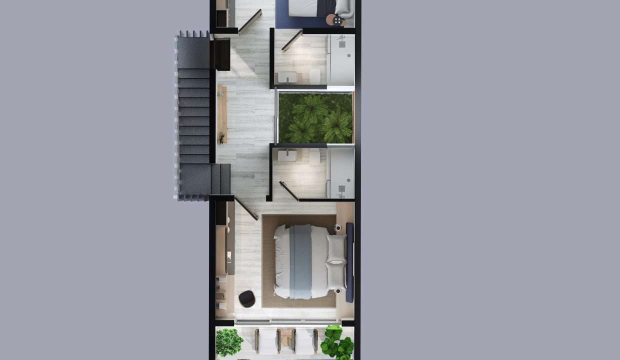TOWNHOUSE 2DO NIVEL 1L